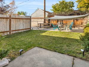 Unit 1417. Private, super cute backyard with cement pad