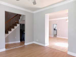 View from the Living Room into the Formal Dining Room.