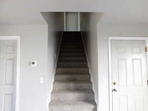 View of Stairs Leading to the Master Suite Floor.