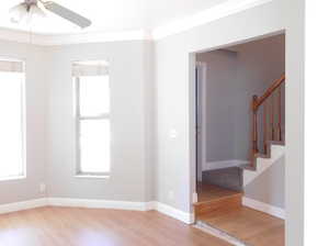 View of Front Entryway from the Living Room.