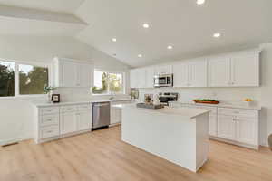 Large Kitchen with many Cabinets