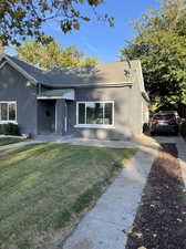 Front view of the house