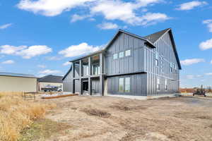 View of rear view of property