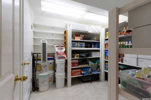 View of storage area