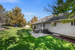 View of yard featuring a patio area
