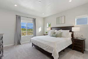 Primary Bedroom with Mountain Views.