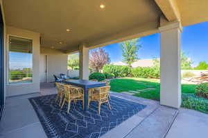 View of patio