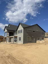 Back of home - UNDER CONSTRUCTION - not painted yet - Photo taken 10/16/24