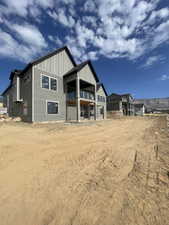 Back of home - UNDER CONSTRUCTION - not painted yet - Photo taken 10/16/24