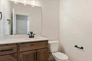 1/2 bath on main level