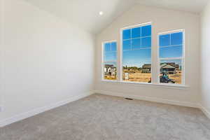 Main Floor Bedroom with ensuite bathroom