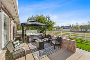 View of patio