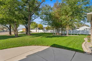 View of private front  yard