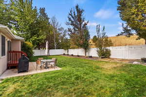 View of yard featuring a patio