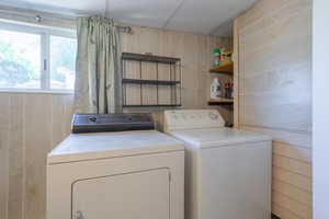 Laundry & 1/2 bathroom