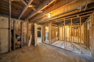 Miscellaneous room featuring concrete flooring