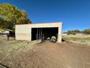 View of outbuilding