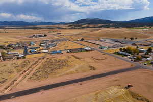 Bird's eye view featuring a mountain view