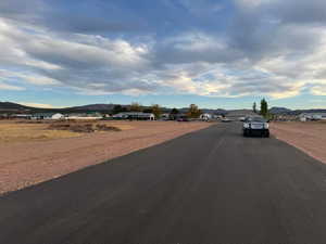 View of road featuring a mountain view