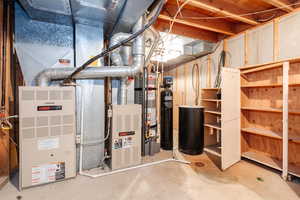 Utilities with water heater