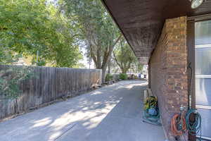 View of patio