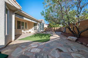 View of patio