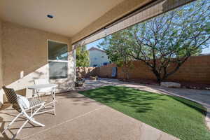 View of patio