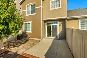 Back of property featuring a patio