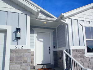 View of entrance to property
