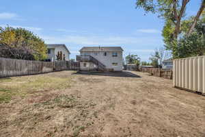 View of back of property