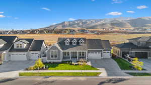 Front of property with mountain views