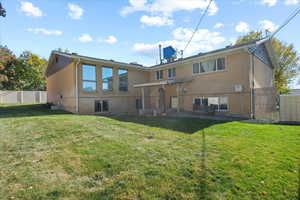 Fully fenced in backyard with more than enough space to entertain and relax.