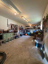 Interior of workshop, shed, and storage.