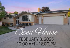 Open House 02/08/2025 - 10AM - 12PM