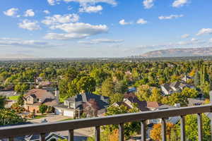 Exterior space featuring a mountain view