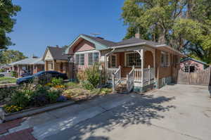 View of front of home with covered porch