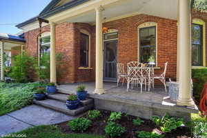 View of patio / terrace featuring a porch