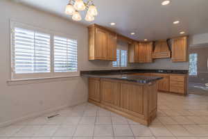 Kitchen with dining area