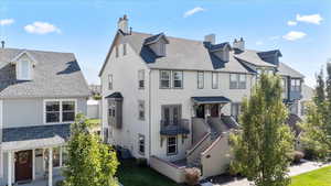 Exterior space with a balcony