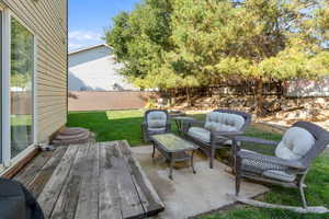 View of patio