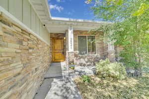 View of entrance to property