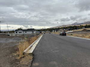 North view from front of lot