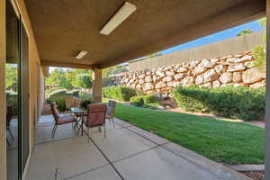 View of patio