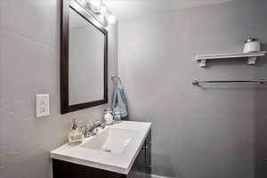 Bathroom sink and vanity