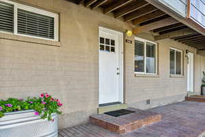 View of entrance to property