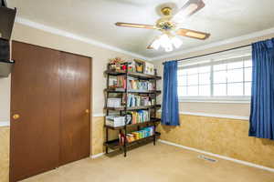 Potential 3rd Bedroom on the Main Level/Currently an Open Office Space