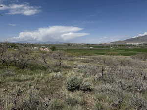 Mountain view featuring a rural view