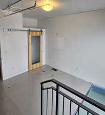 Master Bedroom with barn closet door