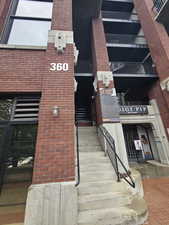 Front of Building - Stairs entrance off 300 S