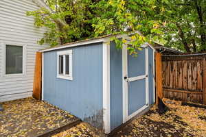 View of outbuilding